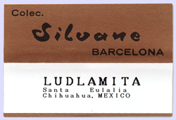 Silvane collection label