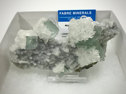 Fluorite with Calcite