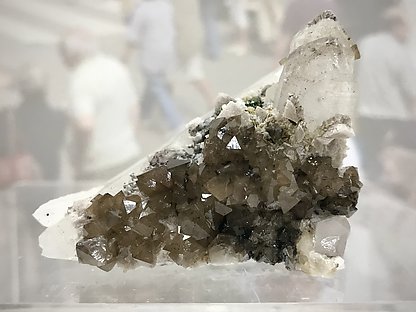 Scheelite with Quartz, Dolomite and Chalcopyrite