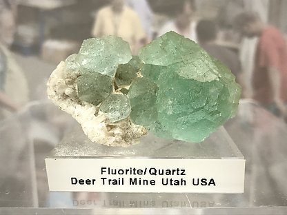 Fluorite with Quartz