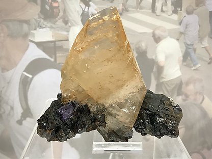 Calcite with Sphalerite and Fluorite