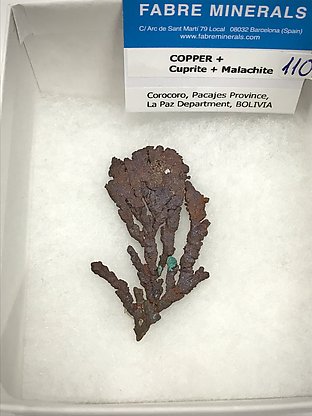 Copper with Cuprite and Malachite