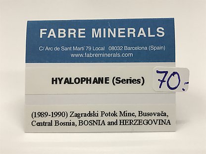 Ba-rich Microcline (variety hyalophane)