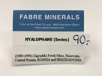 Ba-rich Microcline (variety hyalophane)