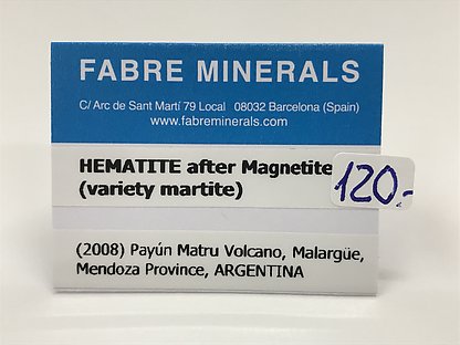 Hematite after Magnetite (variety martite)