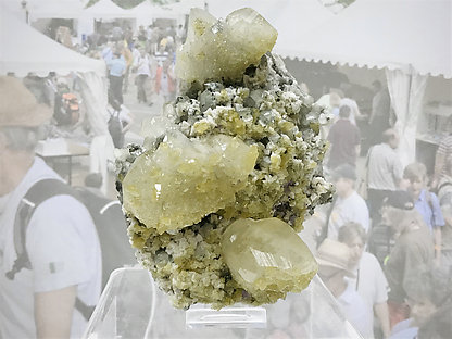 Calcite with Baryte, Dolomite and Fluorite 