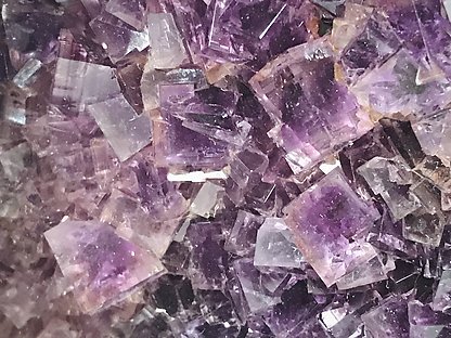 Fluorite with Bartye and Quartz