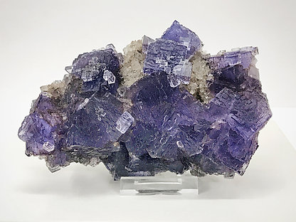 Fluorite with Quartz 