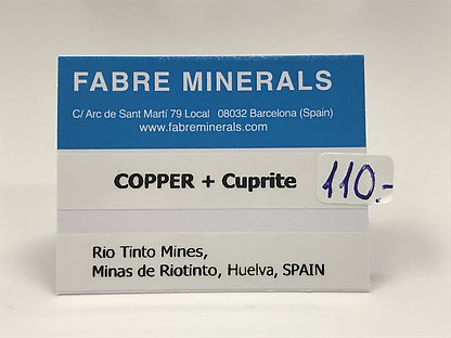 Copper with Cuprite 