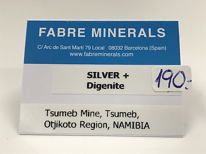 Silver on Digenite