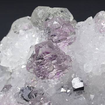 Fluorite with Quartz and Galena