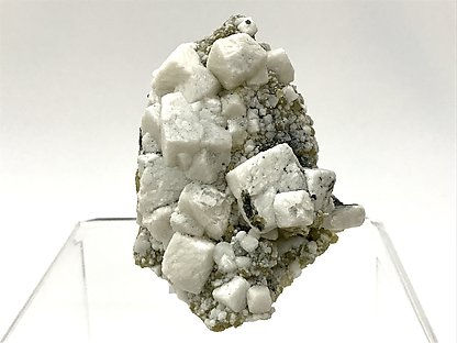 Dolomite on Quartz with Siderite and Ferberite