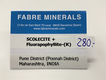 Scolecite with Fluorapophyllite-(K)
