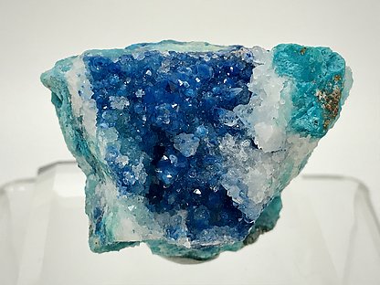 Shattuckite with Quartz and Chrysocolla