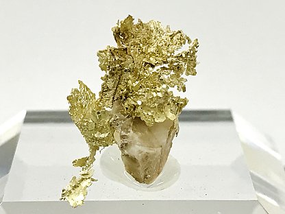 Gold (variety electrum). 