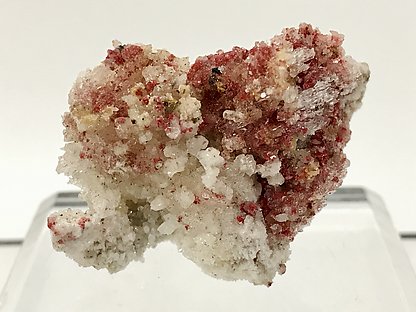 Cinnabar with Calcite and Gypsum