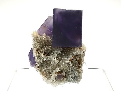 Fluorite with Quartz