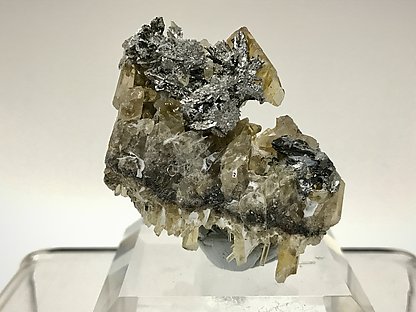 Löllingite with Quartz and Calcite