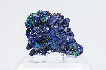 Malachite after Azurite and Azuite