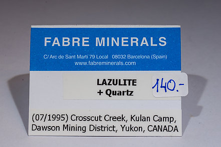 Lazulite with Quartz