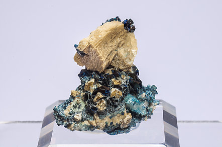 Whiteite-(CaMnMg) with Lazulite, Siderite and Quartz