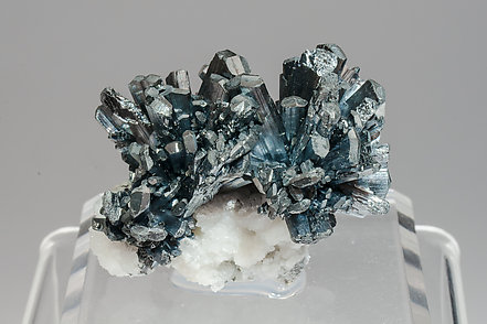 Stibnite with Calcite