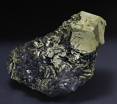 Pyrite with Hematite