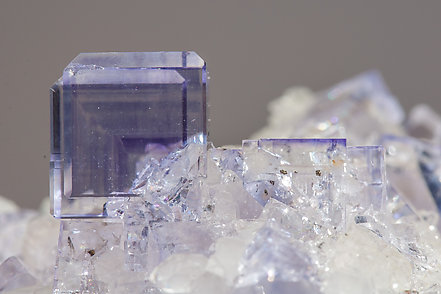 Fluorite with Quartz