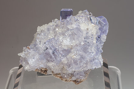 Fluorite with Quartz. 