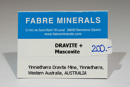 Dravite with Muscovite