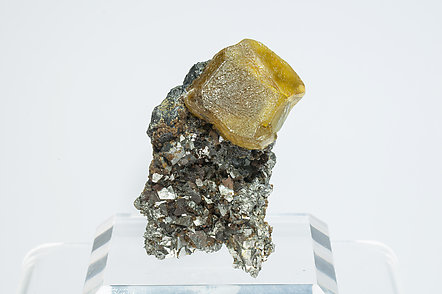 Sphalerite with Arsenopyrite, Magnetite and Muscovita