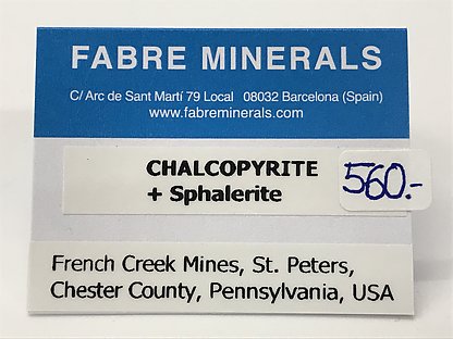 Chalcopyrite with Sphalerite