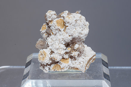 Bultfonteinite with Hydroxyapophyllite-(K)  and Calcite