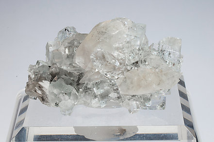 Fluorite with Baryte and Calcite