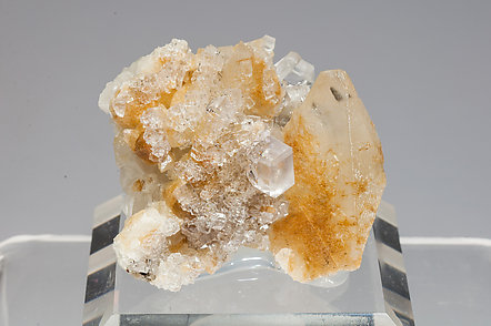 Fluorite with Calcite