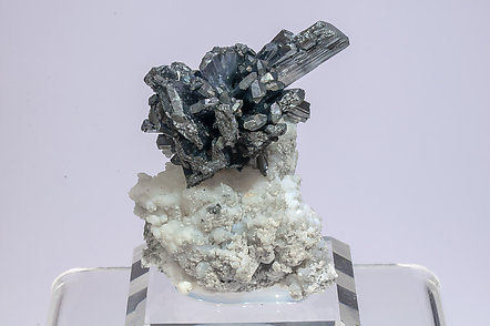 Stibnite with Calcite