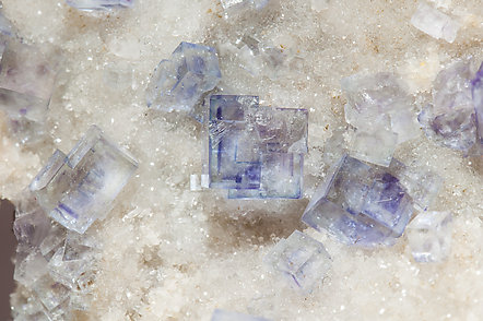 Fluorite with Quartz