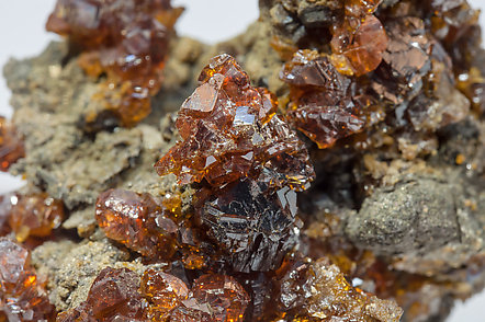 Sphalerite with Siderite and Pyrite