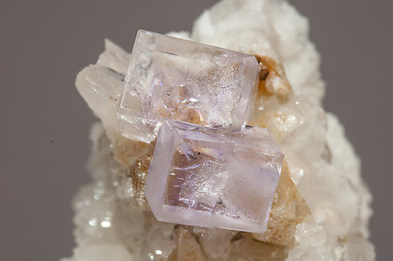 Fluorite with Quartz