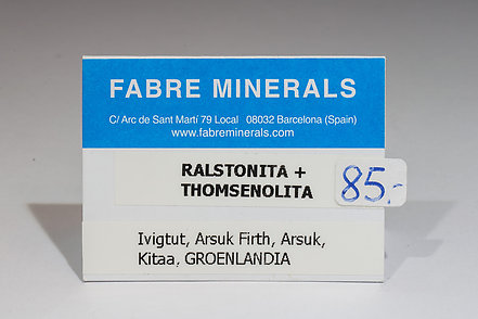 Hidrokenoralstonite and Thomsenolite