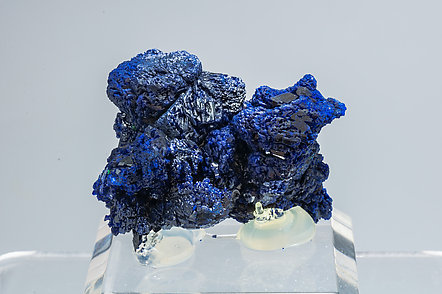 Azurite with Malachite