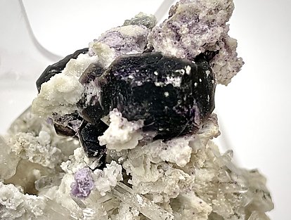 Fluorite with Topaz and Quartz