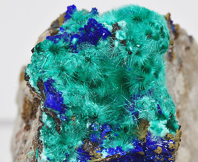 Brochantite with Linarite