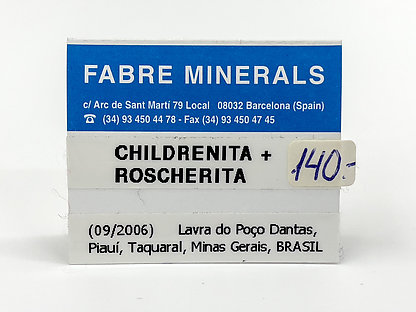 Childrenite with Roscherite