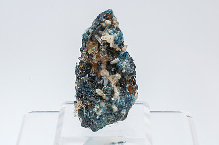 Lazulite with Quartz and Siderite