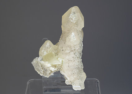 Calcite with inclusions, Dolomite and Pyrrhotite