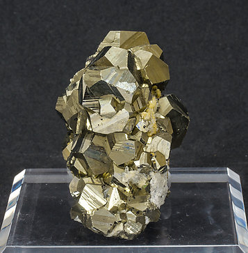 Pyrite with Sphalerite and Calcite