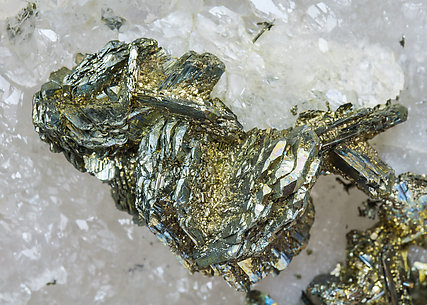 Marcasite on Quartz