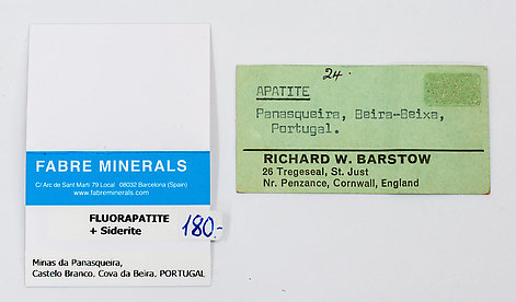 Fluorapatite with Siderite