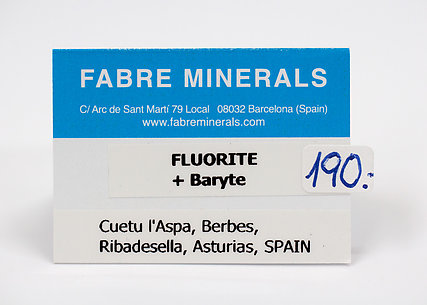 Fluorite with Baryte